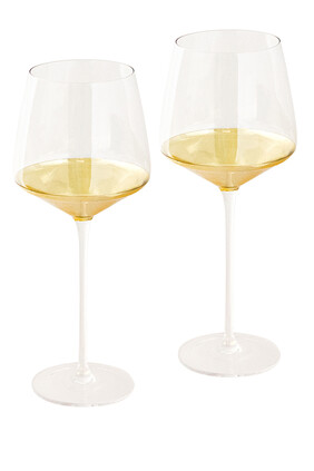 Estelle Wine Crystal Glasses, Set of 2